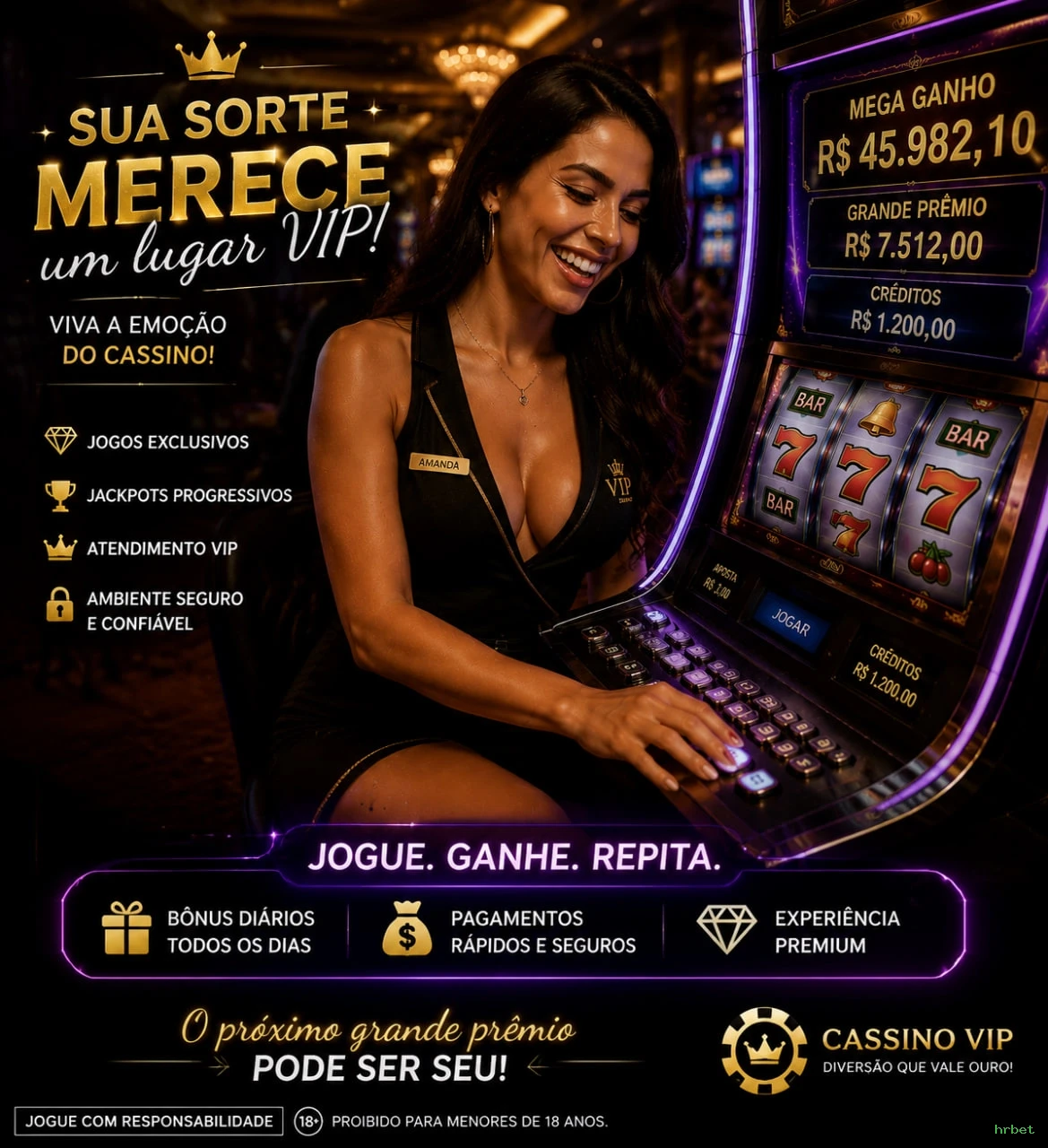 Login seguro na hrbet